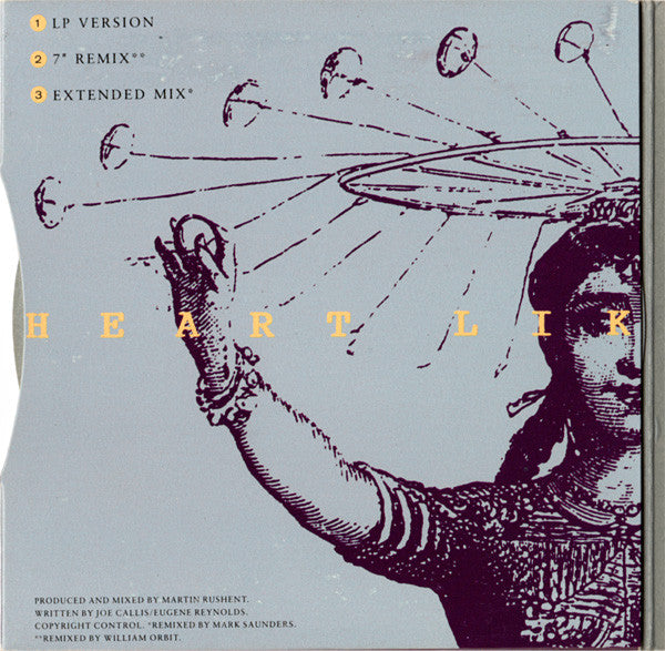 The Human League : Heart Like A Wheel (CD, Single, Promo)