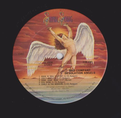 Bad Company (3) : Desolation Angels (LP, Album, Club, CRC)