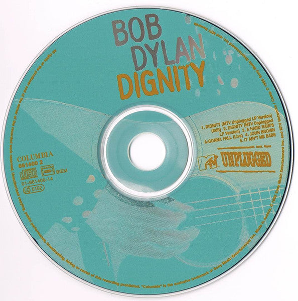 Bob Dylan : Dignity (MTV Unplugged) (CD, Maxi)