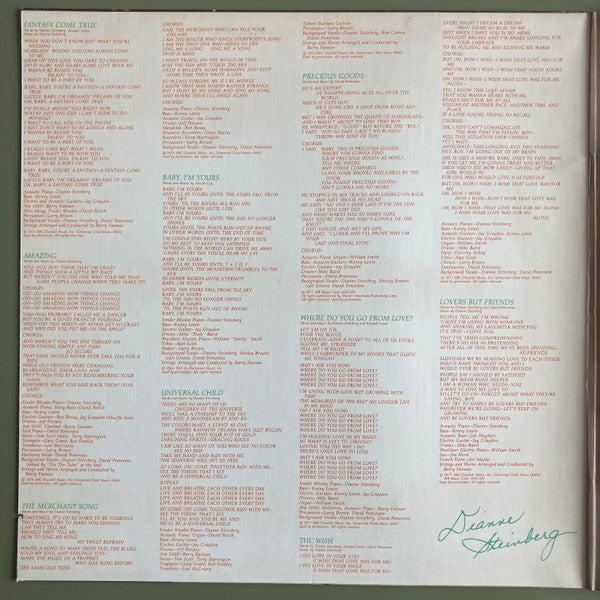 Dianne Steinberg : Universal Child (LP, Album)