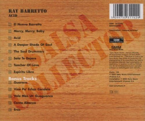 Ray Barretto : Acid (CD, Album, RE)