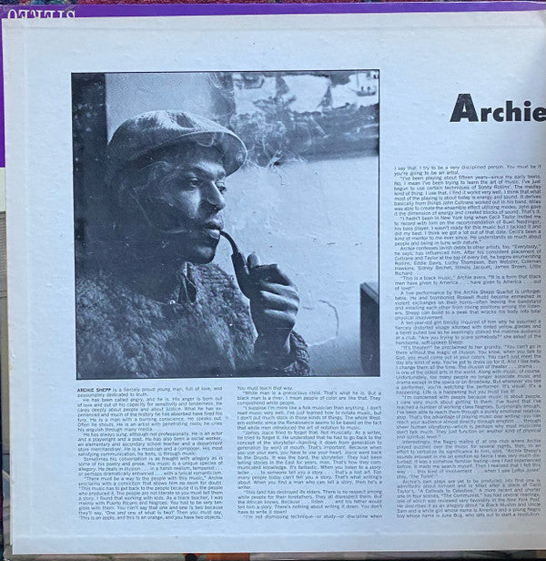 Archie Shepp : Live In San Francisco (LP, Album, Mono, Gat)