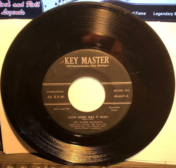 Key Master Quartette : How Long Has It Been (7")