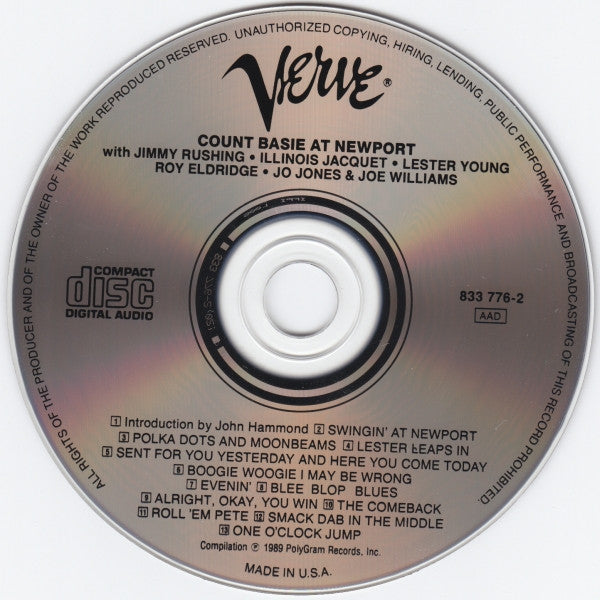 Count Basie : At Newport (CD, Album, RE, RM)