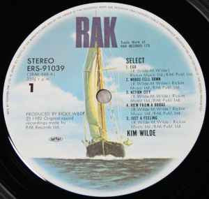 Kim Wilde : Select (LP, Album)