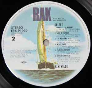 Kim Wilde : Select (LP, Album)