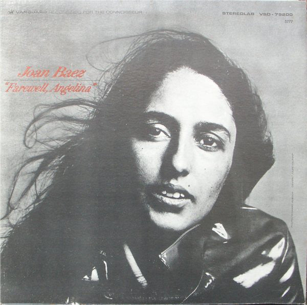Joan Baez : Farewell, Angelina (LP, Album, RE)