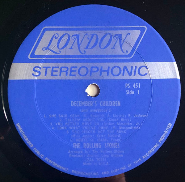 The Rolling Stones : December's Children (And Everybody's) (LP, Album, RE, San)
