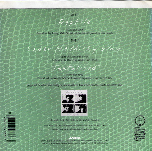 The Church : Reptile (7", Single, Styrene, All)