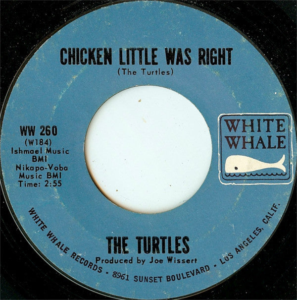 The Turtles : She's My Girl! (7", Styrene, Pit)