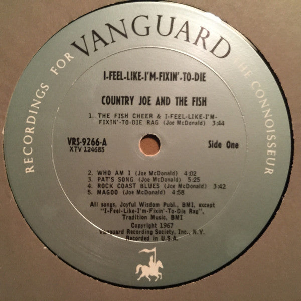 Country Joe And The Fish : I-Feel-Like-I'm-Fixin'-To-Die (LP, Album, Mono, Pit)
