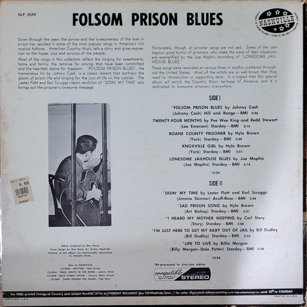 Various : Folsom Prison Blues (LP, Comp, Com)