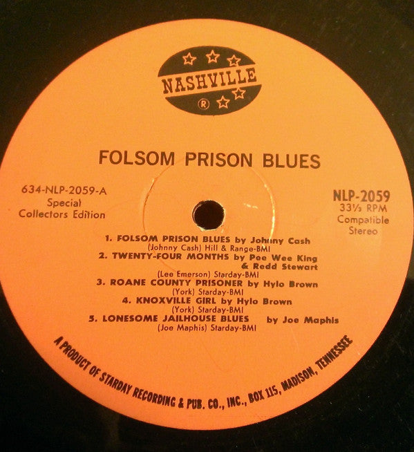 Various : Folsom Prison Blues (LP, Comp, Com)