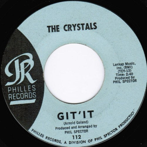 The Crystals : Da Doo Ron Ron (When He Walked Me Home) (7", Single)