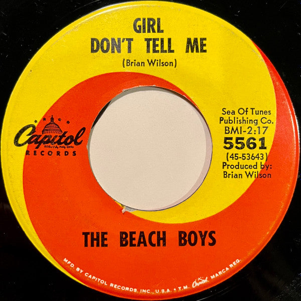 The Beach Boys : Barbara Ann (7", Single, Mono, Scr)