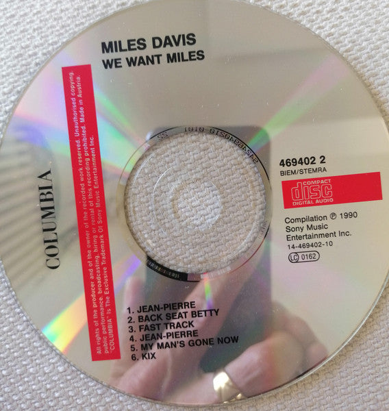 Miles Davis : We Want Miles (CD, Album, RE)