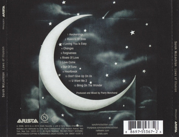 Sarah McLachlan : Laws Of Illusion (CD, Album, Arv)