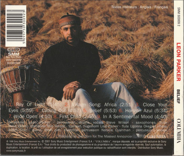 Leon Parker : Belief (CD, Album, RE)