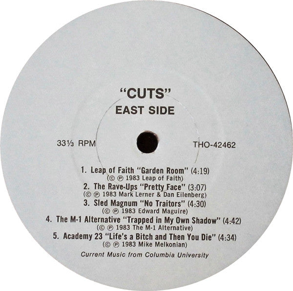 Various : CUTS - Current Music At Columbia University (LP, Comp)