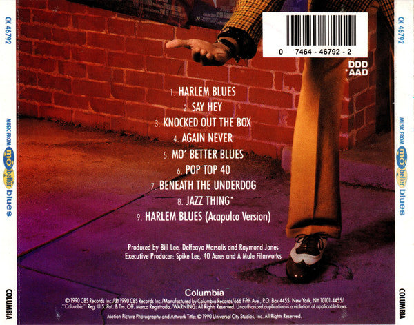 The Branford Marsalis Quartet* Featuring Terence Blanchard : Music From Mo' Better Blues (CD, Album)