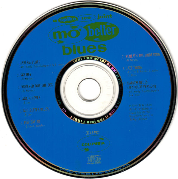 The Branford Marsalis Quartet* Featuring Terence Blanchard : Music From Mo' Better Blues (CD, Album)