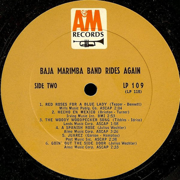 Baja Marimba Band : Rides Again (LP, Album, Mono, Pit)