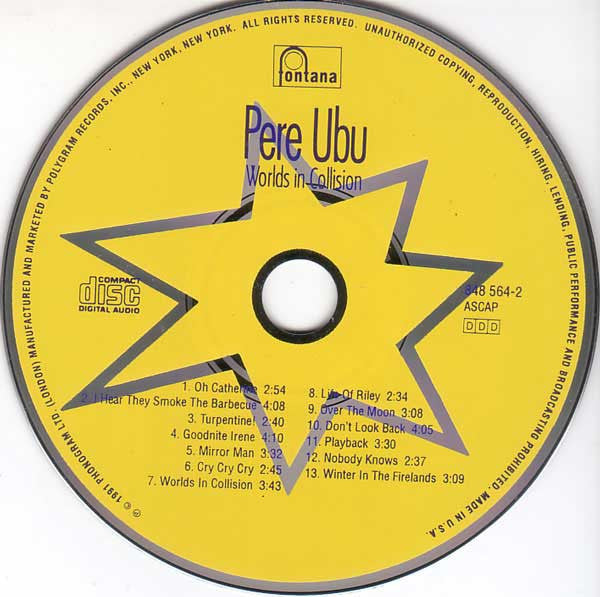 Pere Ubu : Worlds In Collision (CD, Album)