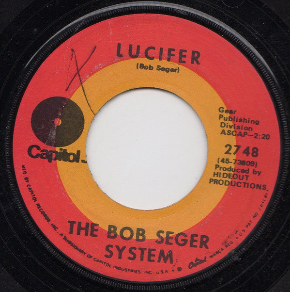 Bob Seger System : Lucifer (7", Single)