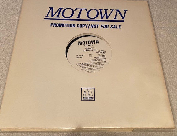 Commodores : Heroes (LP, Album, Promo)