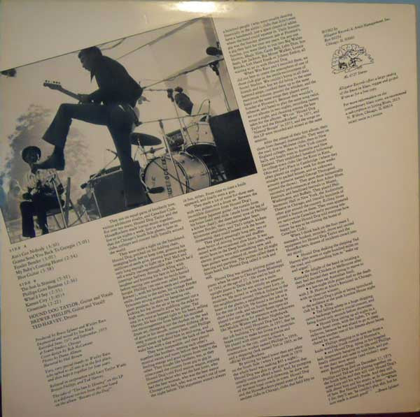 Hound Dog Taylor & The House Rockers : Genuine Houserocking Music (LP, Album, Pre)