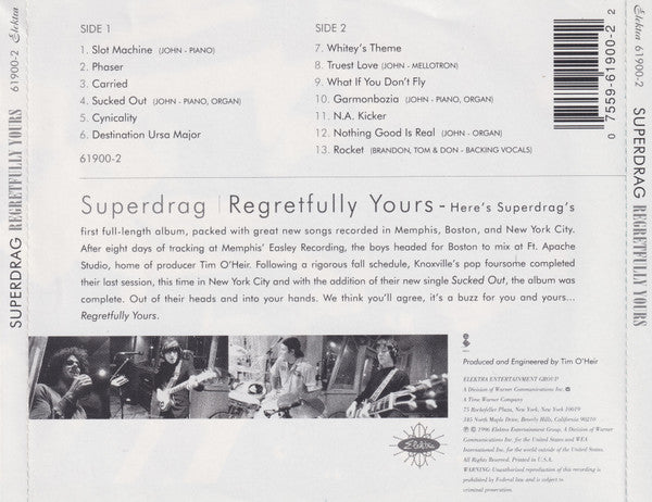 Superdrag : Regretfully Yours (CD, Album, Promo,  SR)