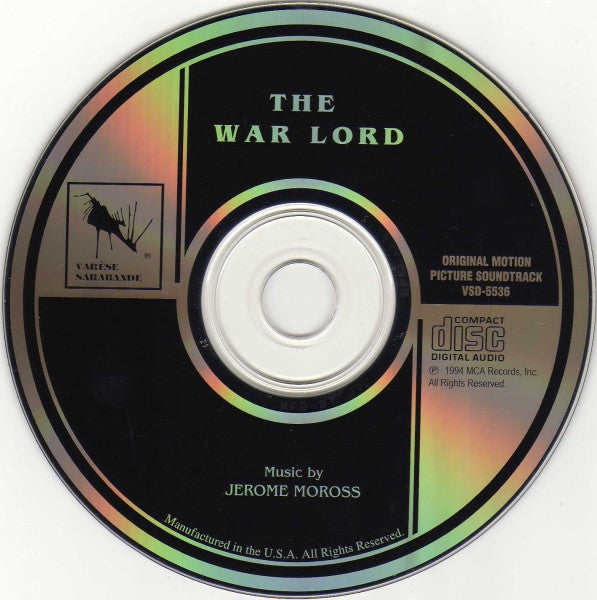 Jerome Moross : The War Lord (The Original Sound Track Album) (CD, Album, RE)
