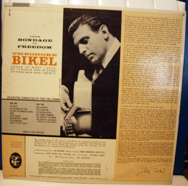 Theodore Bikel : From Bondage To Freedom (LP, Album, Mono)
