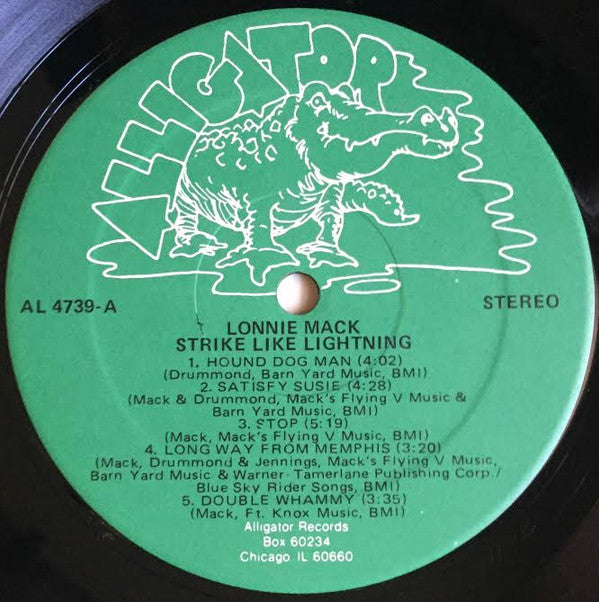 Lonnie Mack : Strike Like Lightning (LP, Album, Hub)
