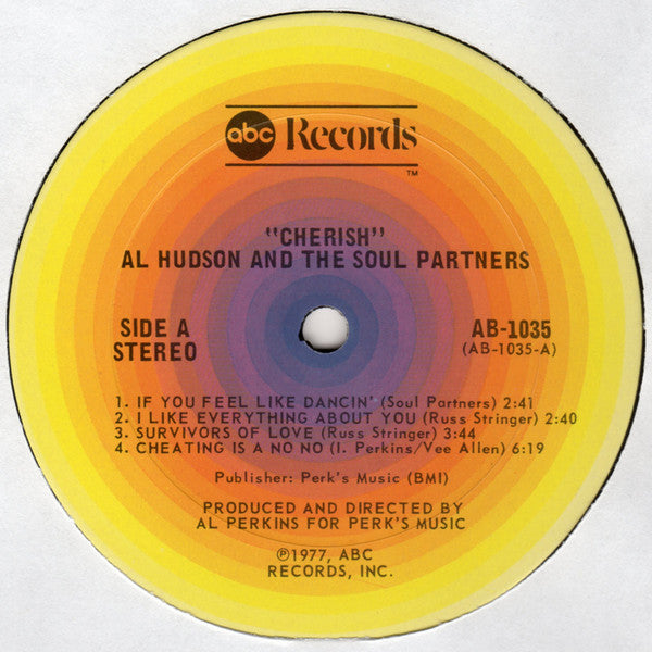 Al Hudson & The Partners : Cherish (LP, Album, San)