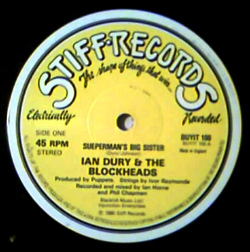 Ian Dury And The Blockheads : Sueperman's Big Sister (12")