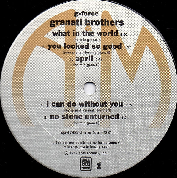 Granati Brothers : G Force (LP, Album)
