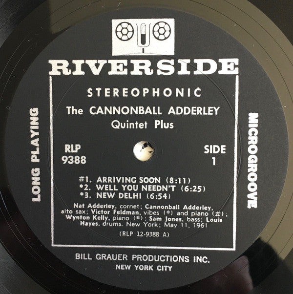 The Cannonball Adderley Quintet : Plus (LP, Album)