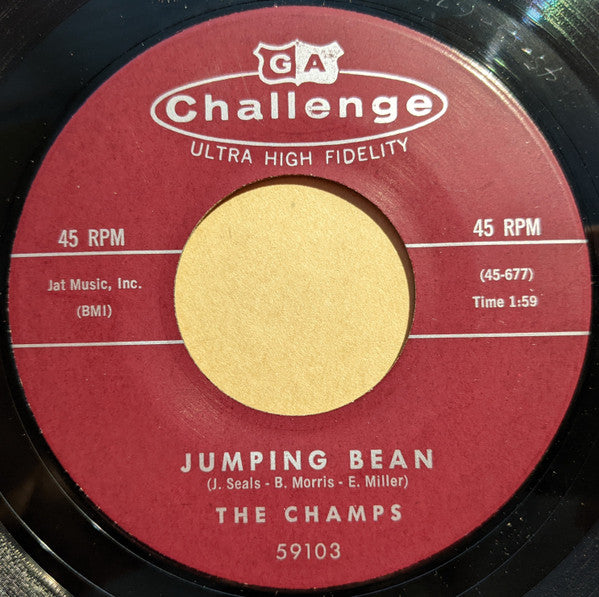 The Champs : Hokey Pokey  /  Jumping Bean (7", Single)