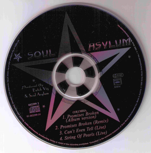 Soul Asylum (2) : Promises Broken (CD, Single)