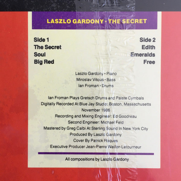 László Gárdonyi : The Secret (LP, Album)