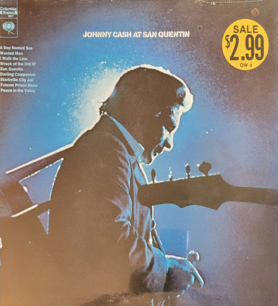 Johnny Cash : Johnny Cash At San Quentin (LP, Album, RE)
