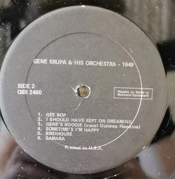 Gene Krupa And His Orchestra : 1949 (LP, Comp)