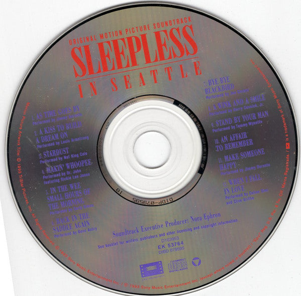 Various : Sleepless In Seattle (Original Motion Picture Soundtrack) (CD, Comp, Club, RE)