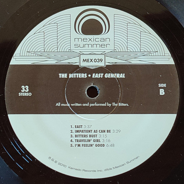 The Bitters : East General (LP, Album, Ltd, Num)