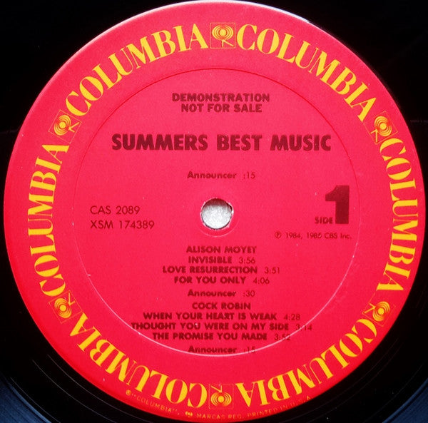 Various : Summer's Best Music (In-Store Play Sampler) (LP, Promo, Smplr)