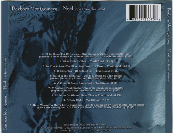 Barbara Montgomery : Noel - One From The Heart (CD)