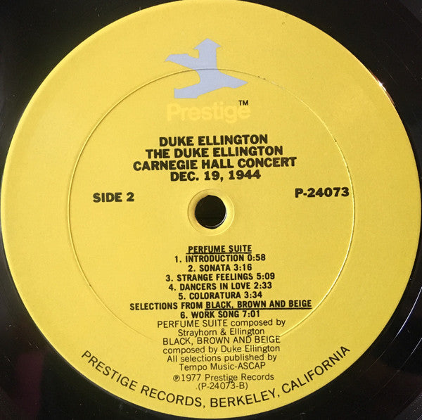 Duke Ellington And His Orchestra : The Duke Ellington Carnegie Hall Concerts (December 1944) (2xLP, Album)