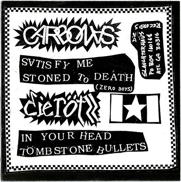 Carbonas / Die Rötzz : Carbonas / Die Rötzz (7")