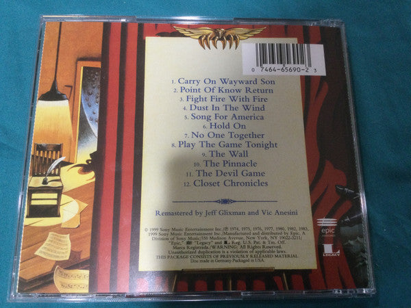 Kansas (2) : The Best Of Kansas (CD, Comp, RE, RM)